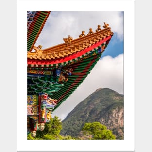 Po Lin Monastery, Lantau Island, Hong Kong Posters and Art